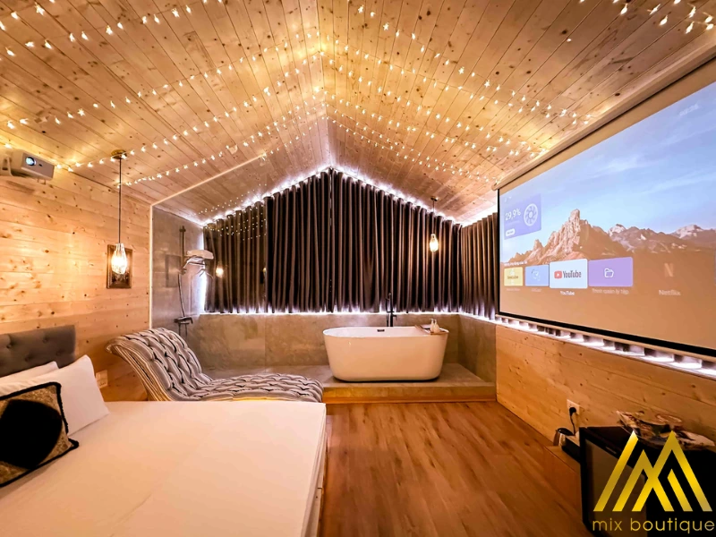 Ngoài bồn tắm Jacuzzi, Mix Hotel còn đáp ứng thêm các tiện ích bổ sung góp phần nâng cao trải nghiệm của bạn